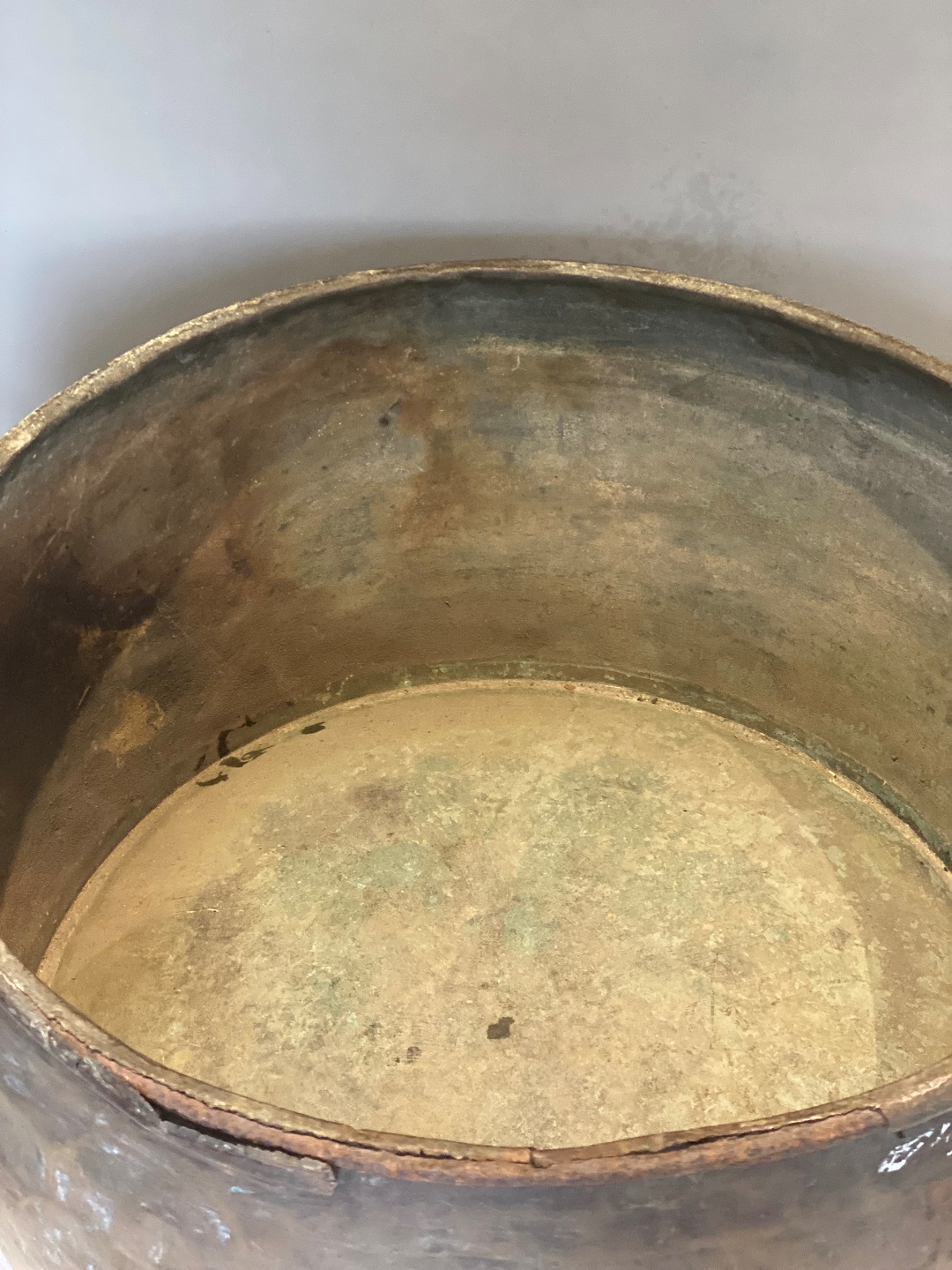Huge Antique Copper British Cheese Vat DGA by Tina Bird